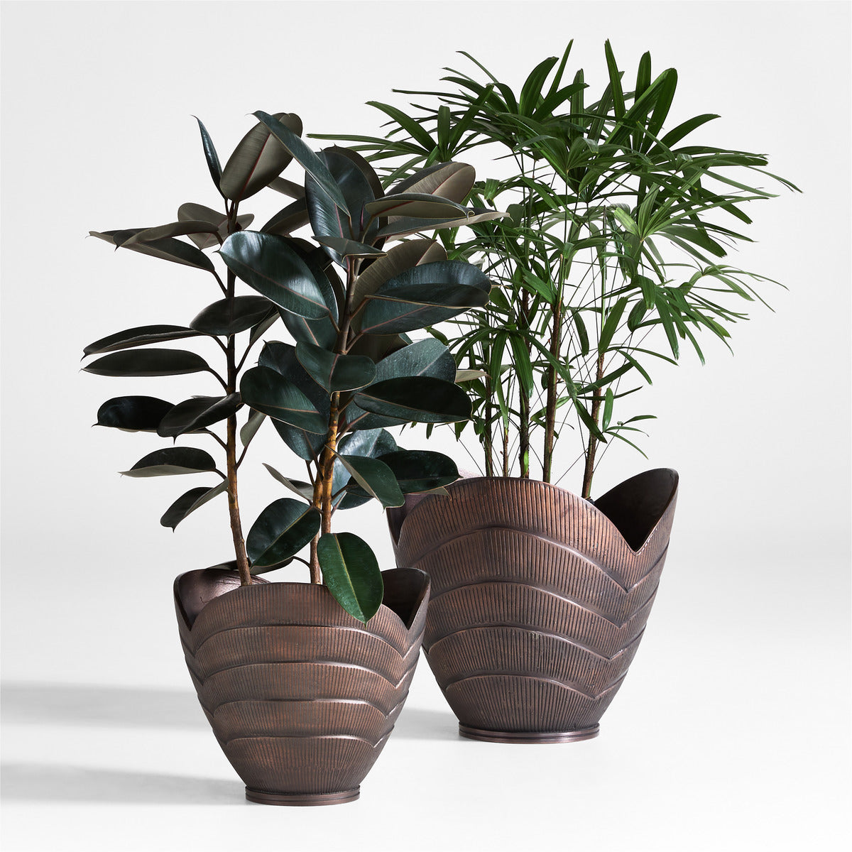 Hackney Large Bronze Metal Indoor/Outdoor Planter 18'x16' by Jake Arnold